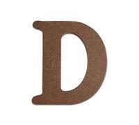 Flat Wooden Letters Small MDF Letters for Crafts Personalised Names Decoration Signs Room Name (Small 8cm High x 4mm Thick) Ready to Decorate (Letter D)