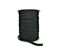 Flat Woven Elastic 6mm-12mm Wide Strong Woven Stretchy Sewing Dressmaking Crafts. (Black 6mm, 10m)