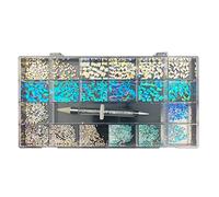Flatback Jewels Rhinestones Multi Shapes Glass Crystal Mix Sizes Art Rhinestones 3D Crystals