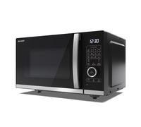 Flatbed Microwave Oven with Grill & Convection 900W 25L Sharp Black One Size