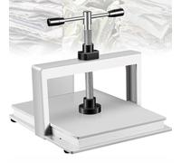 Flatbed Press Manual Binding Machine for Book Flattening and Creasing, Heavy Duty Bookbinder Double Balance Rod 1500kg Pressurefor Efficiently Flattening Voucher Books(A4)