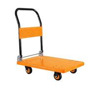 Flatbed Trolley, Load Capacity 200kg/440lbs, Easy to Store(Large)
