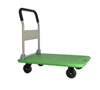 Flatbed trolleys, Hand cart,Multi-Functional Platform Truck on Wheels,with Metal Foldable Handle,Open,for Bookstore Restaurant Moving