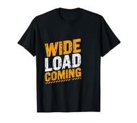 Flatbed Trucker Hauling Oversize Wide Load Down Highway T-Shirt