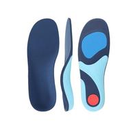 Flatfoot Valgus Correction Arch Support Insole Sports High Elastic Shock Absorption Breathable Deodorant Men's Women's Insole(XL:45-48 310MM)