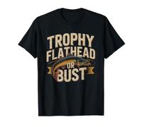 Flathead Catfish Trophy Bust River Angler Fishing Pride T-Shirt