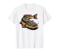 Flathead Catfish Trophy River Night Fishing Angler Identity T-Shirt