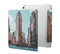 Flatiron Building in New York Cute Tablet Case with Pencil Holder Unisex Slim Hard Protective Cover Compatible with iPad 2020 /Pro 2020/2020 AIR 4 /Pro 2021