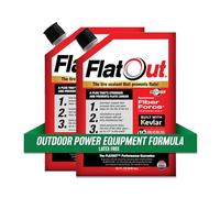 FlatOut FlatOut Off Road Tire Sealant, Outdoor Power Equipment Formula, Prevents Flat Tires, Fix a Flat Tire, Seals Leaks, Contains Kevlar, 32 Ounce Bag, 2-Pack