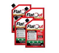 FlatOut Off Road Tyre Sealant Formula Outdoor Electrical Appliance Prevents Flat Tires Repairs a Plate Tyre Seal Leaks Contains Kevlar 907g Bag 4 Pack
