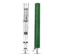 Flatro Rotary Washing Line Cover Waterproof Fabric with Zip - 165x15cm Durable Rotary Outdoor Clothes Dryer Cover - Protective Weather Resistant Small Parasol Covers for Garden Dryer and Airer (Green)