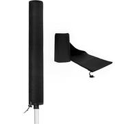 Flatro Rotary Washing Line Cover Waterproof Fabric with Zip - 170cm Long Durable Rotary Outdoor Clothes Dryer Cover - Protective Weather Resistant Cover for Garden Dryer and Airer (Black)