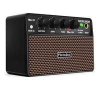 Flatsons FBA-10 Guitar Amp, 10W Mini Electric Guitar Amplifier with Clean/Drive Channel, 6H Working, USB-C Rechargeable, 3.5mm Headphone/AUX Jack, Wireless Portable Amp for Indoor Practice, Traveling