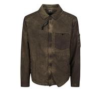 Flatt Nylon Padded Zipped Overshirt - male - C.P. Company - Light Jackets - Brown - M - Jackets M