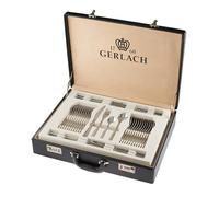 Flatware Serving Set with 68 Pieces from Gerlach Flames Suitcase and Shine - G01-0003P-ZEST-68WA-S1S1-01