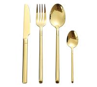 Flatware Sets 20Piece Dinnerware Set 304 Stainless Steel Cutlery Set Knife Fork Spoon Set Tableware Gold Silver Cutleries Western Stainless Steel