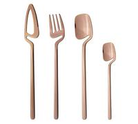 Flatware Sets 24Pcs/Set Colorful Dinnerware 18/10 Stainless Steel Cutlery Set Knife Fork Coffee Spoon Tableware Set Bar Flatware Silverware Set