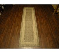 Flatweave Non Slip Easy Clean Kitchen Utility Caravan Top Quality 60cm x 180cm Mat/Rug in Grey