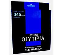 Flatwound bass guitar strings stainless steel by Olympia 45-100 gauge