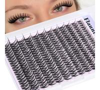Flaunt Lash Clusters Wispy Cluster Eyelash Extensions 8-18mm Eyelash Clusters C Curl Individual Lashes 144pcs Waterproof Cluster Lashes with Soft Thin Band DIY Lash Extension by Yawamica