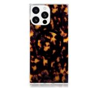 FLAUNT Official Square Protective Case - Compatible with iPhone 16 Pro Max - Compatible with MagSafe & Wireless Charging - Drop-Tested & Shockproof - (Tortoise Shell)