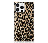 FLAUNT Official Square Protective Case - Compatible with iPhone 16 Pro Max - Compatible with MagSafe & Wireless Charging - Drop-Tested & Shockproof - (Leopard Print)