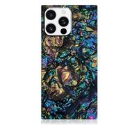 FLAUNT Official Square Protective Case - Compatible with iPhone 16 Pro Max - Compatible with MagSafe & Wireless Charging - Drop-Tested & Shockproof - (Abalone Shell)