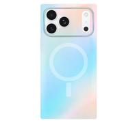 Flaunt Official Square Protective Case - Compatible with iPhone 17 Pro Max - Compatible with MagSafe & Wireless Charging - Drop-Tested & Shockproof - (Iridescent Satin)