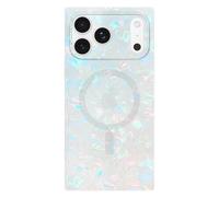 Flaunt Official Square Protective Case - Compatible with iPhone 17 Pro Max - Compatible with MagSafe & Wireless Charging - Drop-Tested & Shockproof - (Opal Shell)