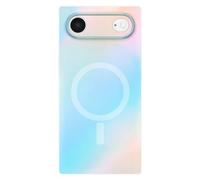 Flaunt Official Square Protective Case - Compatible with iPhone Air - Compatible with MagSafe & Wireless Charging - Drop-Tested & Shockproof - (Iridescent Satin)
