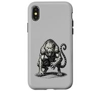 Flauros Midnight Mischief The Watchful Beast Case for iPhone X/XS