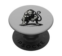 Flauros Midnight Mischief The Watchful Beast PopSockets Adhesive PopGrip