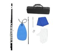 Flauta de estudiante 16 Hole C Key Black E Key Flute