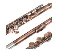 Flauta de estudiante 16 Hole Closed Hole Flute C Key White Copper Concert Flute With E Key(15)