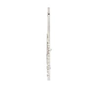 Flauta de estudiante 16 Hole E Key C Flute Professional Woodwind Instrument Closed Key White Brass(7)