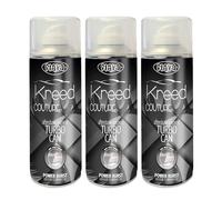 Flava Car Air Freshener Turbo Can Spray - Kreed (Pack of 3) Perfume Inspired Scent - Strong, Long Lasting Air Freshener Spray - Odour Eliminating Dry Mist Fragrance for Car Truck or Van - 400ml