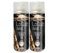 Flava Car Air Freshener Turbo Can Spray - La Guilt (Pack of 2) Perfume Inspired Scent - Strong, Long Lasting Air Freshener Spray - Odour Eliminating Dry Mist Fragrance for Car Truck or Van - 400ml