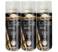Flava Car Air Freshener Turbo Can Spray - La Guilt (Pack of 3) Perfume Inspired Scent - Strong, Long Lasting Air Freshener Spray - Odour Eliminating Dry Mist Fragrance for Car Truck or Van - 400ml