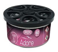 Flava Couture Car Air Freshener Tin - Adore (Pack of 1) - Strong, Odour Eliminating Designer Perfume Inspired Car Accessories - Premium Scented Air Freshener for Men or Women - Lasts 60 Days