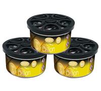 Flava Couture Car Air Freshener Tin - Billion (Pack of 3) - Strong, Odour Eliminating Designer Perfume Inspired Car Accessories - Premium Scented Air Freshener for Men or Women - Lasts 60 Days