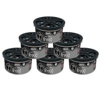 Flava Couture Car Air Freshener Tin - Kreed (Pack of 6) - Strong, Odour Eliminating Designer Perfume Inspired Car Accessories - Premium Scented Air Freshener for Men or Women - Lasts 60 Days