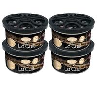 Flava Couture Car Air Freshener Tin - La Guilt (Pack of 4) - Strong, Odour Eliminating Designer Perfume Inspired Car Accessories - Premium Scented Air Freshener for Men or Women - Lasts 60 Days
