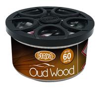 Flava Couture Car Air Freshener Tin - Oud Wood (Pack of 1) - Strong, Odour Eliminating Designer Perfume Inspired Car Accessories - Premium Scented Air Freshener for Men or Women - Lasts 60 Days