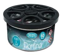 Flava Couture Car Air Freshener Tin - Porfino (Pack of 1) - Strong, Odour Eliminating Designer Perfume Inspired Car Accessories - Premium Scented Air Freshener for Men or Women - Lasts 60 Days