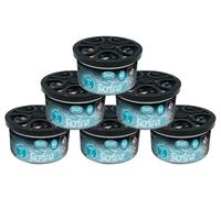 Flava Couture Car Air Freshener Tin - Porfino (Pack of 6) - Strong, Odour Eliminating Designer Perfume Inspired Car Accessories - Premium Scented Air Freshener for Men or Women - Lasts 60 Days