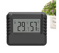 FLAVAS Indoor Digital Thermometers | 2 In 1 Hygrometer Indoor Humidity Thermometer For Room Temperature - Large Display Screen, Indoor Thermometers For Terrarium, Incubator, Greenhouse, Cellar