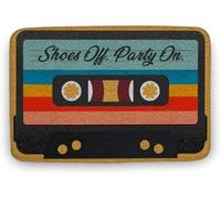 Flavas Mixtape Shoes Off Party On,Mixtape Fans Welcome Home Doormat,Funny Doormat,Housewarming Gift Home Decor,Welcome Mat,Home Doormat,Indoor Doormat,Front Back Door Mat 24x16 Inch
