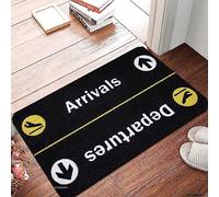 Flavas Welcome Mats for Front Door Outdoor Entry Arrival And Departures Doormat Non Slip Mat for Home Indoor Farmhouse Funny Kitchen Rugs Patio Greeting Front Porch Rugs 36x24 Inch