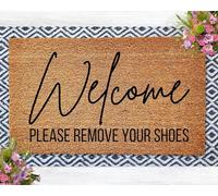 Flavas Welcome Please Remove Your Shoes Doormat,Front Porch Decor,Funny Doormat,Welcome Mat,Lose The Shoes,Home Decor,Front Door Mat Decoration,36x24 Inch