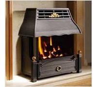Flavel FEBC00MN Black Emberglow Balanced Flue Natural Gas High